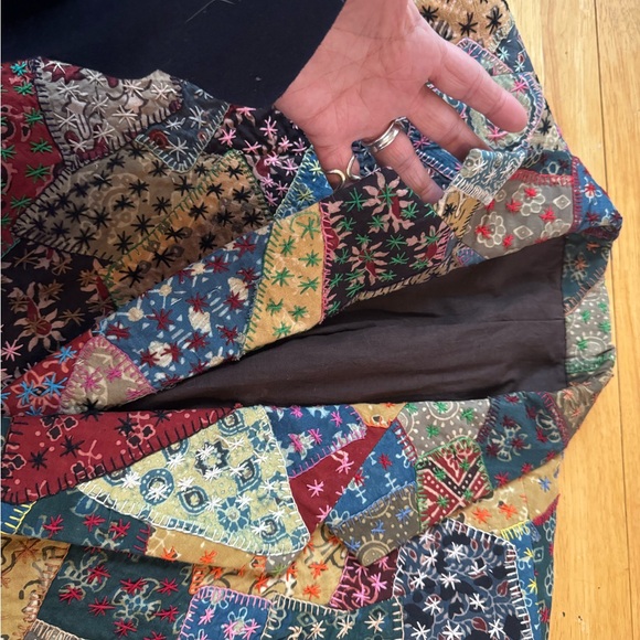 Handmade Multicolor Patchwork Blazer - Picture 9 of 14